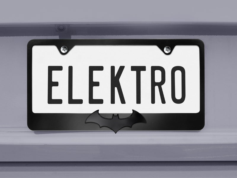 Elektroplate Officially Licensed DC Comics Batman Black All-Metal Standard Size Superhero Premium 3D License Plate Frame Tag Holder for Cars/SUVs/Trucks Weather-Proof Automotive Accessory - Image 2